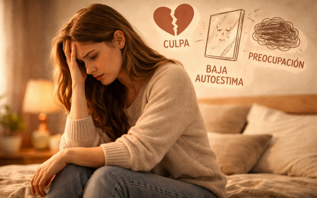 Autoestima baja: culpa, preocupación y necesidad de aprobación