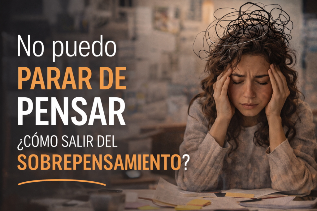 persona no pudiendo dejar de pensar