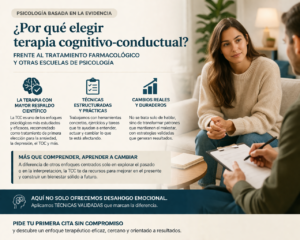 Terapia cognitivo conductual eficaz en Zaragoza 
